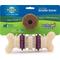 Show in main carousel: Busy Buddy Bristle Bone Treat Dispenser Tough Dog Chew Toy, Medium + Busy Buddy Peanut Butter & Rawhide Variety Pack Refill Rings Dog Treat, Medium slide 2 of 9