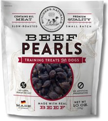 Butcher's Naturals Slow Roasted Beef Pearls Soft & Chewy Dog Treats, 10-oz bag