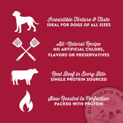 Show full view: Butcher's Naturals Slow Roasted Beef Pearls Soft & Chewy Dog Treats, 10-oz bag slide 4 of 11