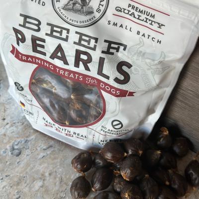 Show full view: Butcher's Naturals Slow Roasted Beef Pearls Soft & Chewy Dog Treats, 10-oz bag slide 7 of 11