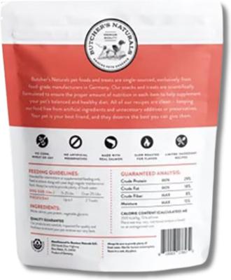 Show full view: Butcher's Naturals Slow Roasted Salmon Jerky Dog Treats, 16-oz bag slide 3 of 10