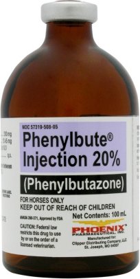 Show full view: Bute Phenylbutazone (Generic) Injectable Solution 20% for Horses, 100-mL slide 1 of 3