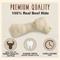 Show in main carousel: Cadet Premium Beef Hide Knotted Bone Beef Flavor Dog Chews, 4 count slide 3 of 10