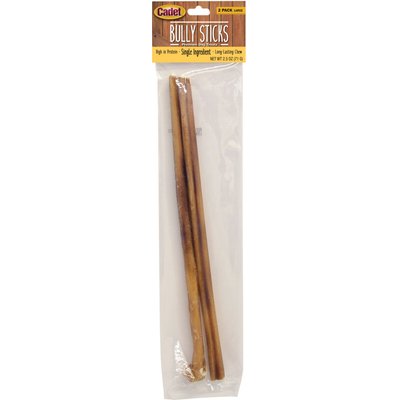 Cadet Cadet Bully Sticks Dog Chews, Large, 2 count