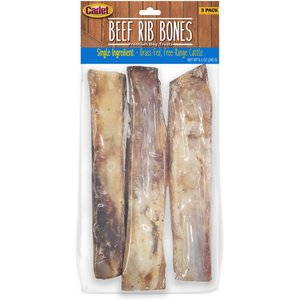 Cadet Gourmet Beef Rib Bones Beef Flavor Dog Bones, 3 count