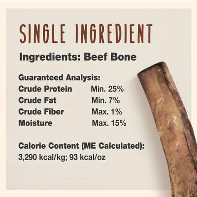 Show full view: Cadet Gourmet Beef Rib Bones Beef Flavor Dog Bones, 3 count slide 4 of 8