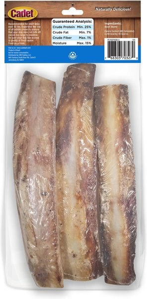 Cadet Gourmet Beef Rib Bones Beef Flavor Dog Bones