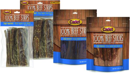 Show full view: Cadet 100% Beef Sticks Beef Flavor Dog Chews, 12-oz bag slide 8 of 11
