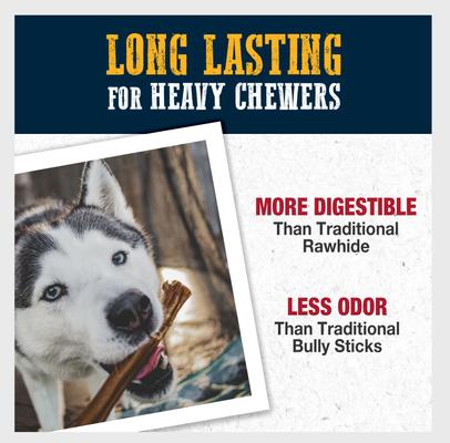 Show full view: Cadet Bully Hide Sticks Dog Chews, Large, 7 count slide 4 of 13