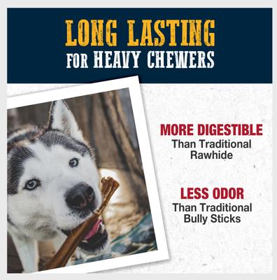 Show full view: Cadet Bully Hide Sticks Dog Chews, Large slide 5 of 12