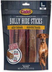 Cadet Bully Hide Sticks All-Natural Dog Chews, Small, 9 count slide 1 of 8