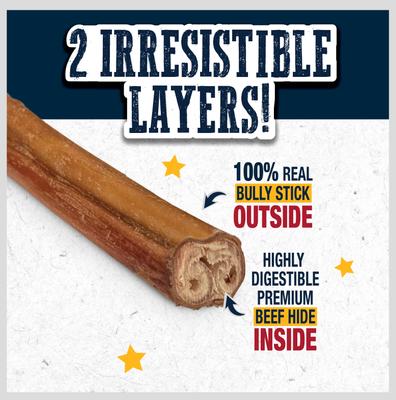 Show full view: Cadet Bully Hide Sticks Dog Chews, Small, 9 count slide 4 of 11