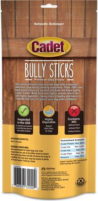 Show full view: Cadet Bully Sticks Dog Chews, Small, 4 count slide 10 of 12