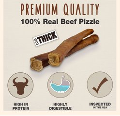 Cadet Extra-Thick Bully Sticks Dog Chews, Large, 2 count slide 2 of 9