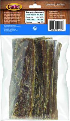 Show full view: Cadet 100% Real Beef Strips Beef Flavor Dog Chews, 1.4-oz bag slide 3 of 11