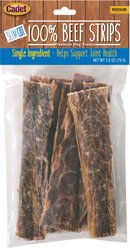 Cadet 100% Real Beef Strips Beef Flavor Dog Chews, 2.8-oz bag