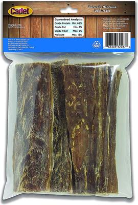 Show full view: Cadet 100% Real Beef Strips Beef Flavor Dog Chews, 4-oz bag slide 3 of 8