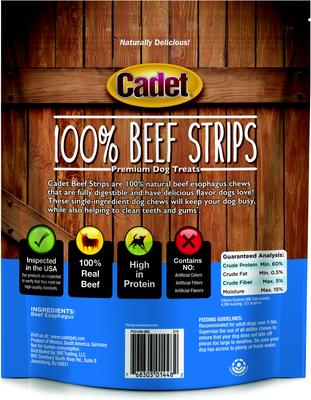Show full view: Cadet 100% Real Beef Strips Beef Flavor Dog Chews, 8-oz slide 6 of 12