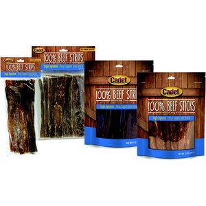 Cadet 100% Real Beef Strips Beef Flavor Dog Chews, 8-oz