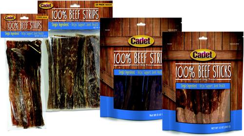Show full view: Cadet 100% Real Beef Strips Beef Flavor Dog Chews, 8-oz slide 7 of 12