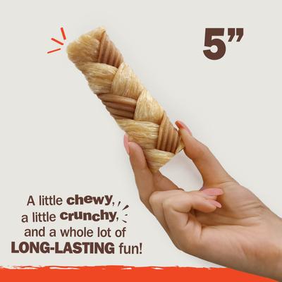 Show full view: Cadet Chewalicious Chewy 'N Crunchy Braids Chicken Flavor Dog Chews, Small, 7 count slide 5 of 12