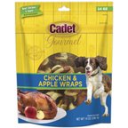 Cadet Gourmet Wrapped Treats Chicken & Apple Flavor Dog Treats, 14-oz bag