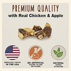Cadet Gourmet Chicken & Apple Wrapped Dog Treats, 14-oz bag slide 2 of 9