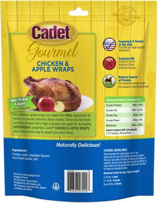 Show full view: Cadet Gourmet Wrapped Treats Chicken & Apple Flavor Dog Treats, 14-oz bag slide 9 of 12