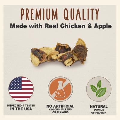 Show full view: Cadet Gourmet Wrapped Treats Chicken & Apple Flavor Dog Treats, 28-oz bag slide 3 of 10