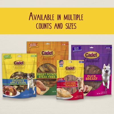 Show full view: Cadet Gourmet Wrapped Treats Chicken & Apple Flavor Dog Treats, 28-oz bag slide 6 of 10