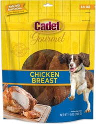 Cadet Gourmet Chicken Breast Jerky Treats Chicken Flavor Dog Treats, 14-oz bag