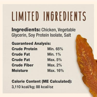 Show full view: Cadet Gourmet Chicken Breast Jerky Treats Chicken Flavor Dog Treats, 14-oz bag slide 4 of 12