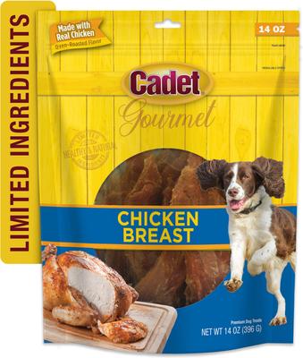 Show full view: Cadet Gourmet Chicken Breast Jerky Treats Chicken Flavor Dog Treats, 14-oz bag slide 9 of 12