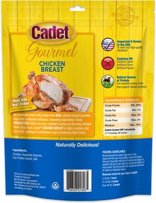 Show full view: Cadet Gourmet Chicken Breast Jerky Treats Chicken Flavor Dog Treats, 14-oz bag slide 10 of 12