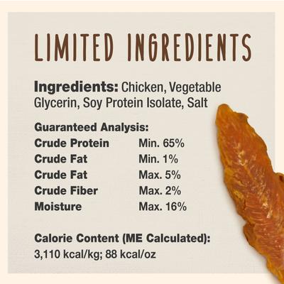 Show full view: Cadet Gourmet Chicken Breast Jerky Treats Chicken Flavor Dog Treats, 28-oz bag slide 4 of 12