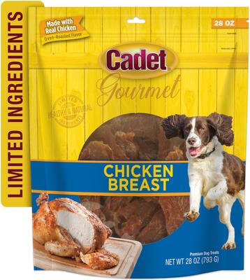 Show full view: Cadet Gourmet Chicken Breast Jerky Treats Chicken Flavor Dog Treats, 28-oz bag slide 9 of 12
