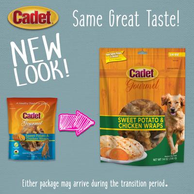 Show full view: Cadet Gourmet Wrapped Treats Chicken & Sweet Potato Flavor Dog Treats, 14-oz slide 10 of 12
