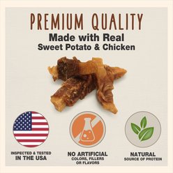 Cadet Gourmet Chicken-Wrapped Sweet Potato Dog Treat Wraps, 28-oz slide 2 of 9