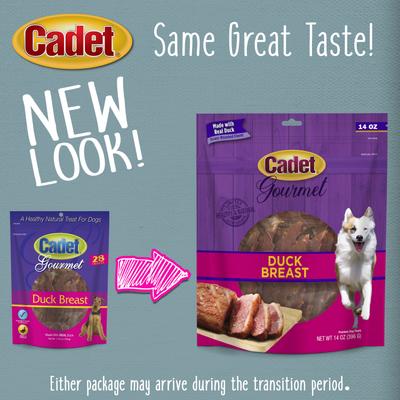 Show full view: Cadet Gourmet Duck Breast Jerky Treats Duck Flavor Dog Treats, 14-oz pouch slide 7 of 13