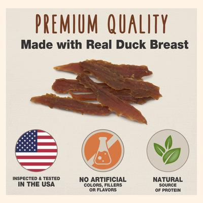 Show full view: Cadet Gourmet Duck Breast Jerky Treats Duck Flavor Dog Treats, 28-oz pouch slide 3 of 13