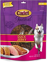 Cadet Gourmet Duck Jerky Dog Treats, 14-oz
