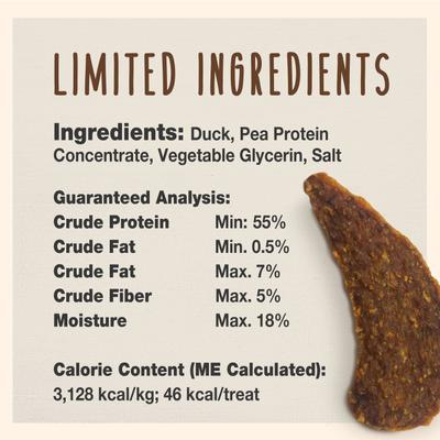 Show full view: Cadet Gourmet Duck Jerky Dog Treats, 14-oz slide 4 of 12