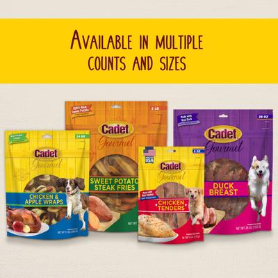 Show full view: Cadet Gourmet Duck Jerky Dog Treats, 14-oz slide 6 of 12