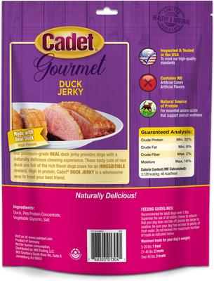 Show full view: Cadet Gourmet Duck Jerky Dog Treats, 14-oz slide 9 of 12