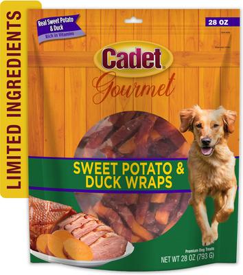 Show full view: Cadet Gourmet Wrapped Treats Duck & Sweet Potato Flavor Dog Treats, 28-oz slide 10 of 12