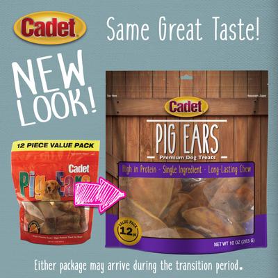 Show full view: Cadet Pig Ears Dog Chews, 12 count slide 3 of 11