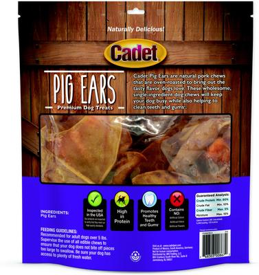 Show full view: Cadet Pig Ears Dog Chews, 12 count slide 6 of 11