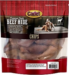 Cadet Premium Beef Hide Chips Beef Flavor Dog Chews, 1-lb bag slide 2 of 7
