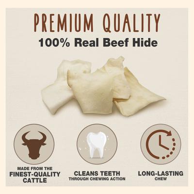 Show full view: Cadet Premium Beef Hide Chips Beef Flavor Dog Chews, 2-lb bag slide 3 of 10