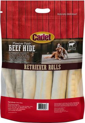 Show full view: Cadet Premium Retriever Rolls Beef Flavor Dog Chews, 20 count slide 3 of 10